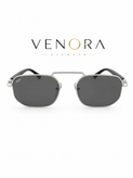 عینک آفتابی یونیسکس PERSOL مدل ترند اشرف - نقره ای | ونورا