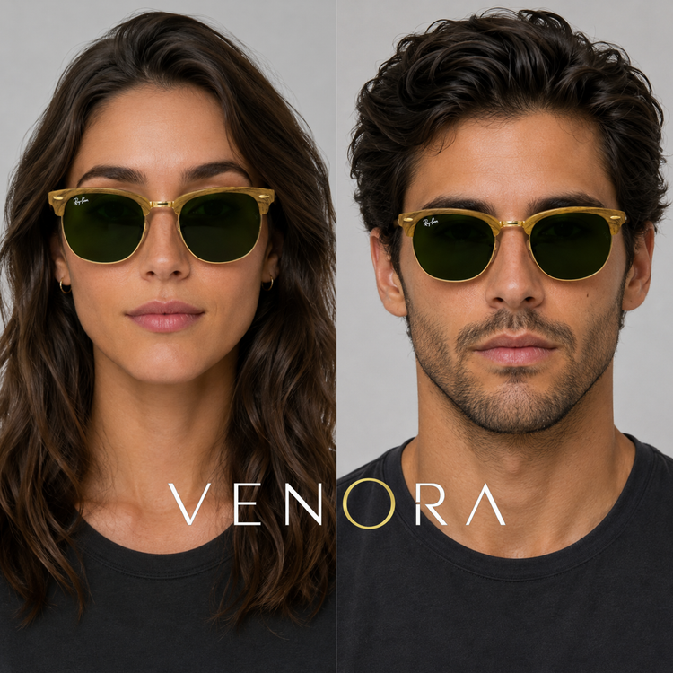عینک آفتابی یونیسکس ریبن RayBan Clubmaster Wood RB3016M | ونورا