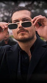 عینک آفتابی یونیسکس PERSOL مدل ترند اشرف - نقره ای | ونورا